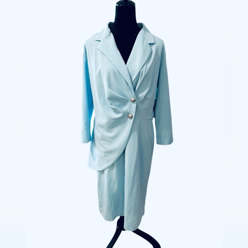 New York & Co dress size xxl color‎ blue NWT